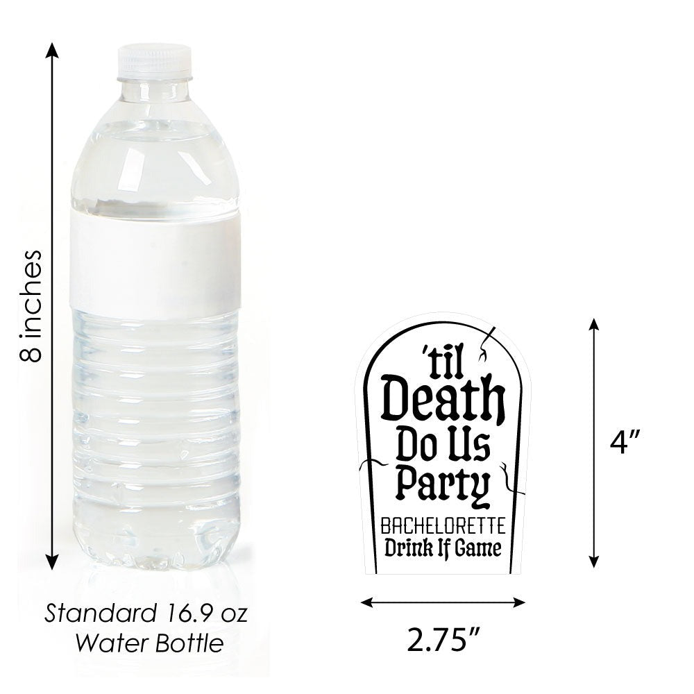 Til Death Do Us Party Drink If Game - 24 Ct