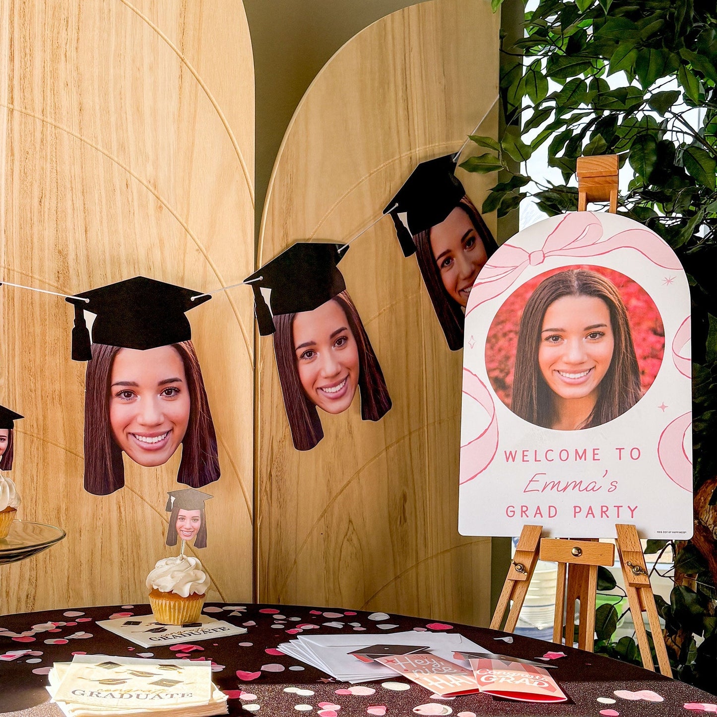 Custom Photo Tying The Knot Welcome Sign
