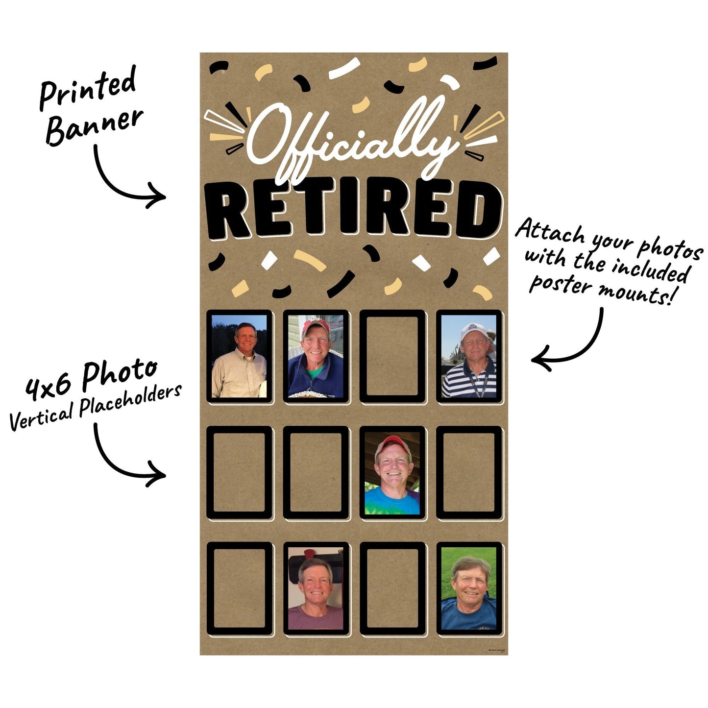 Retirement Kraft Photo Banner