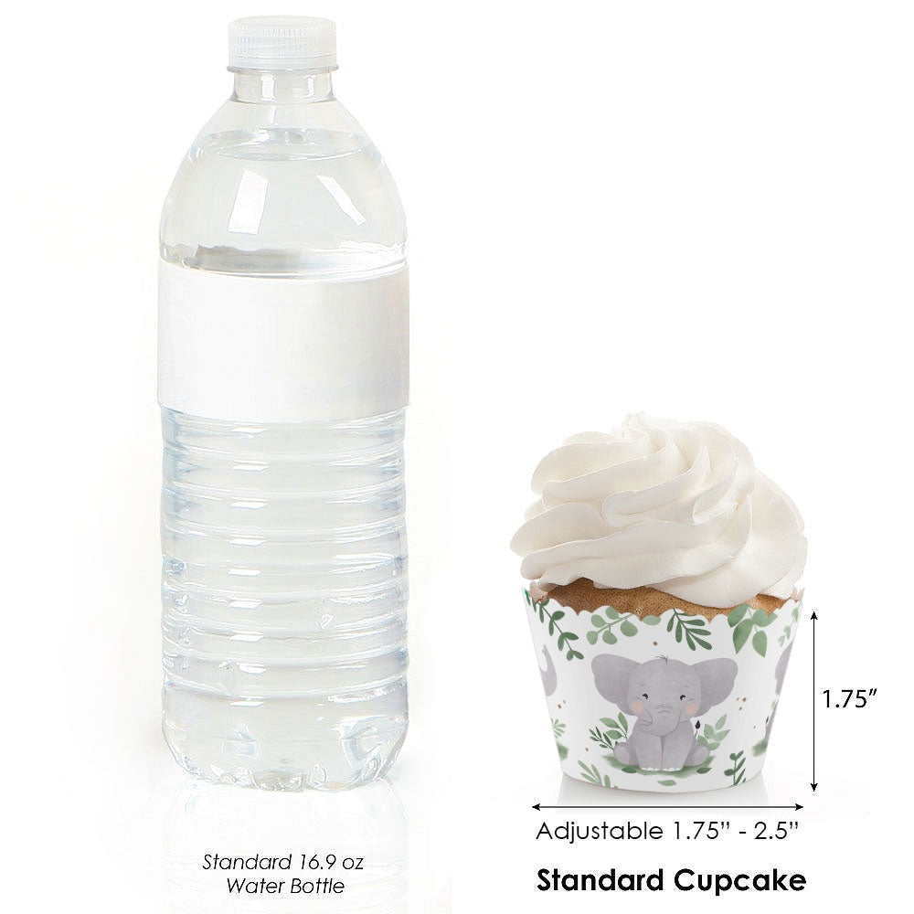 Elephant Cupcake Wrappers - 12 Ct