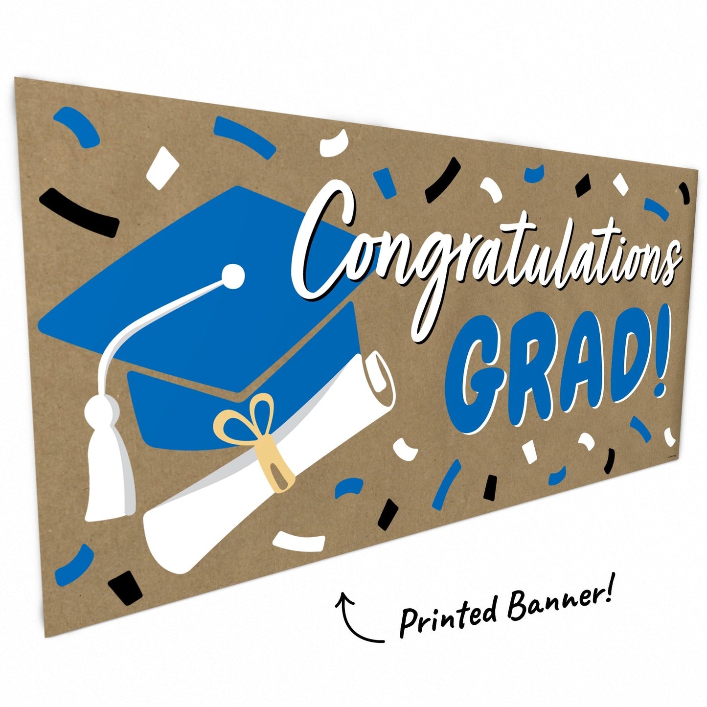 Blue Grad Kraft Banner