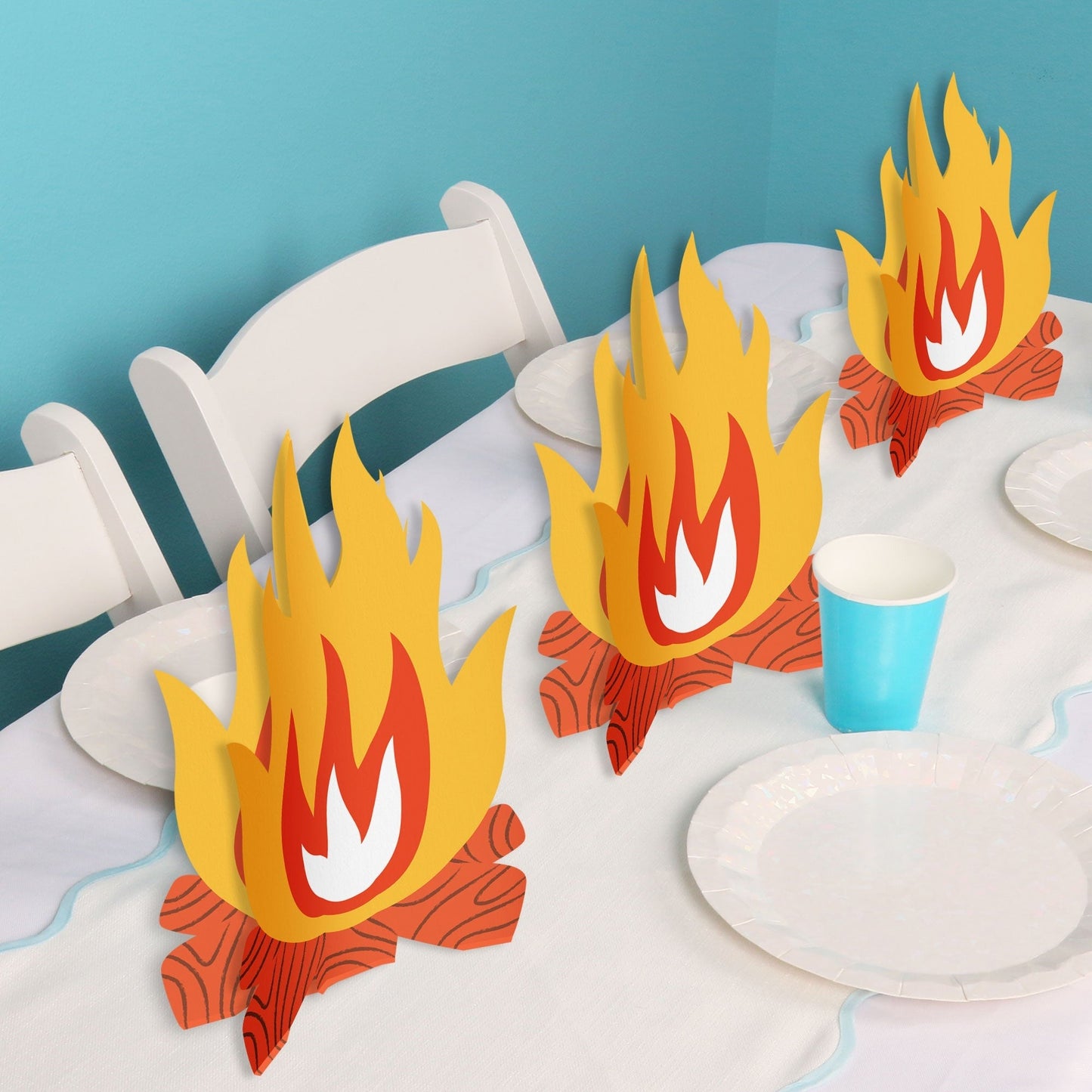 Camping 3D Centerpieces - 8 Ct