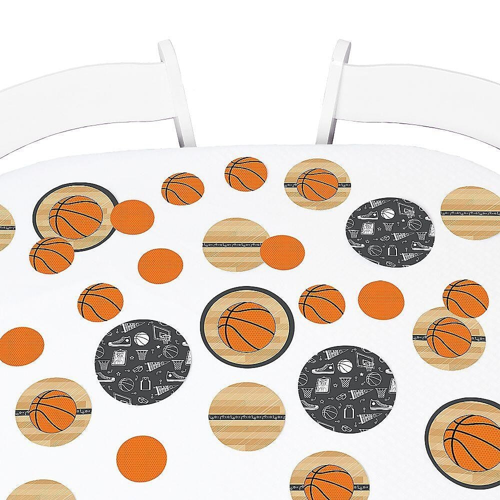 Nothin' But Net - Basketball - Baby Shower or Birthday Party Table Confetti - 27 ct