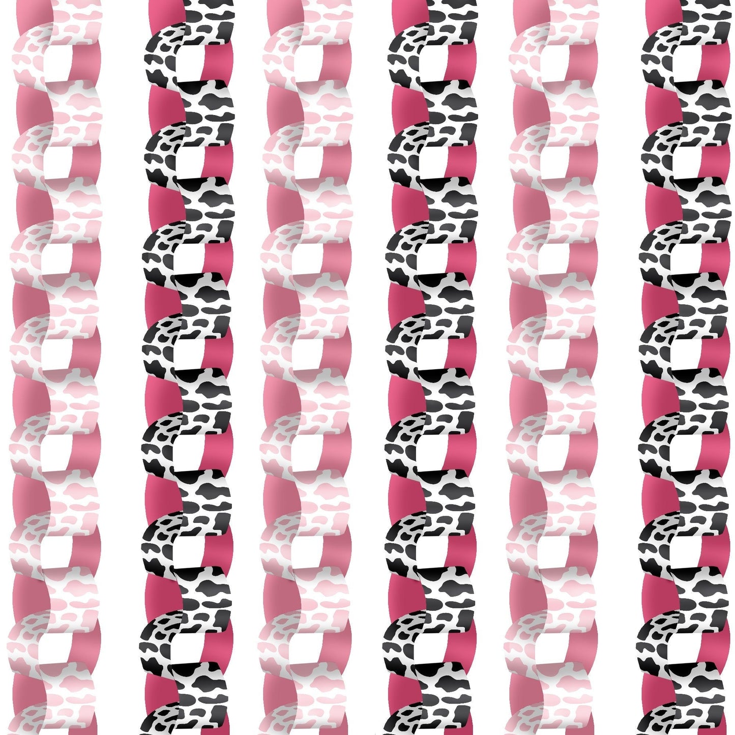 Rodeo Cowgirl DIY Paper Chains - 128 Pc