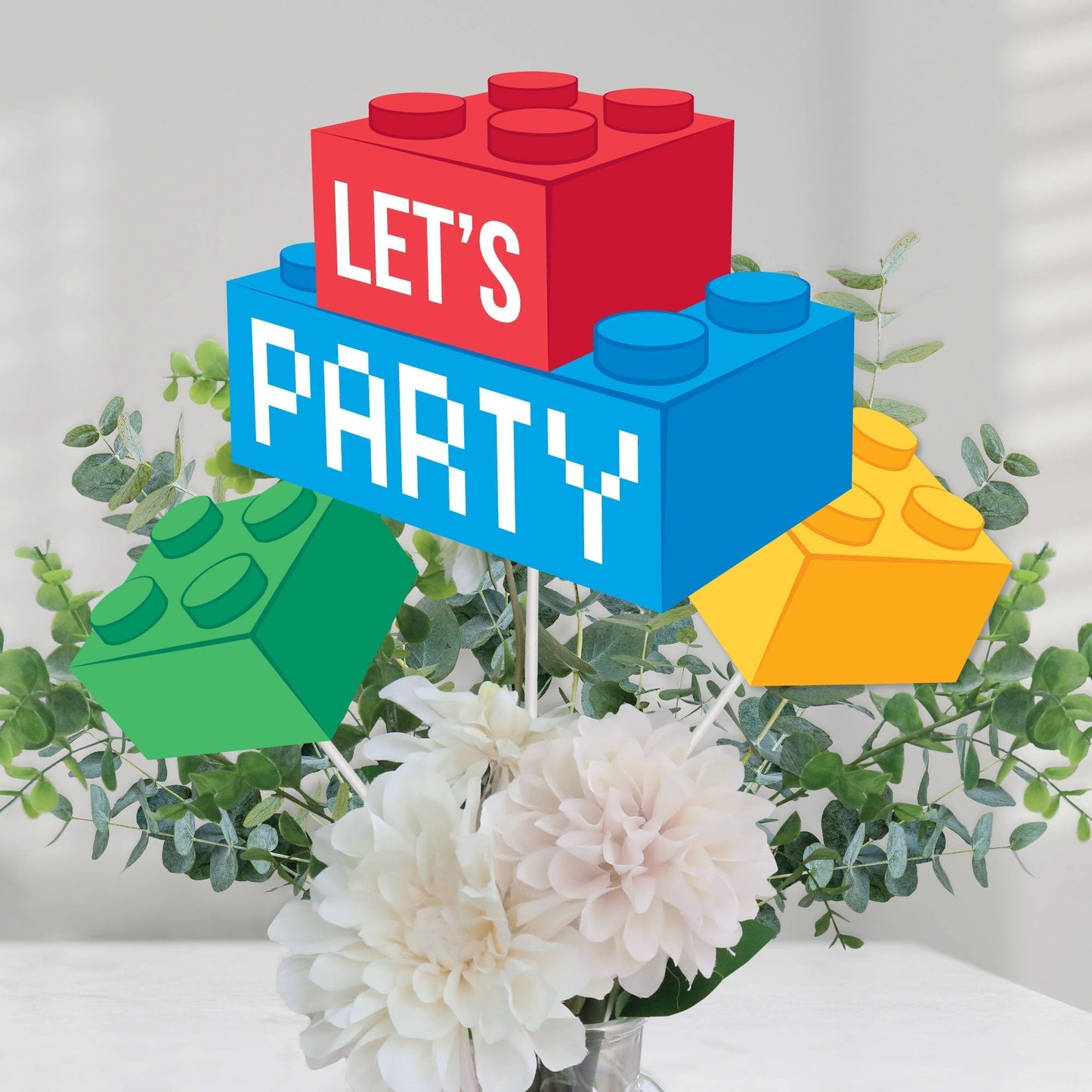 Building Blocks Table Toppers - 15 Ct