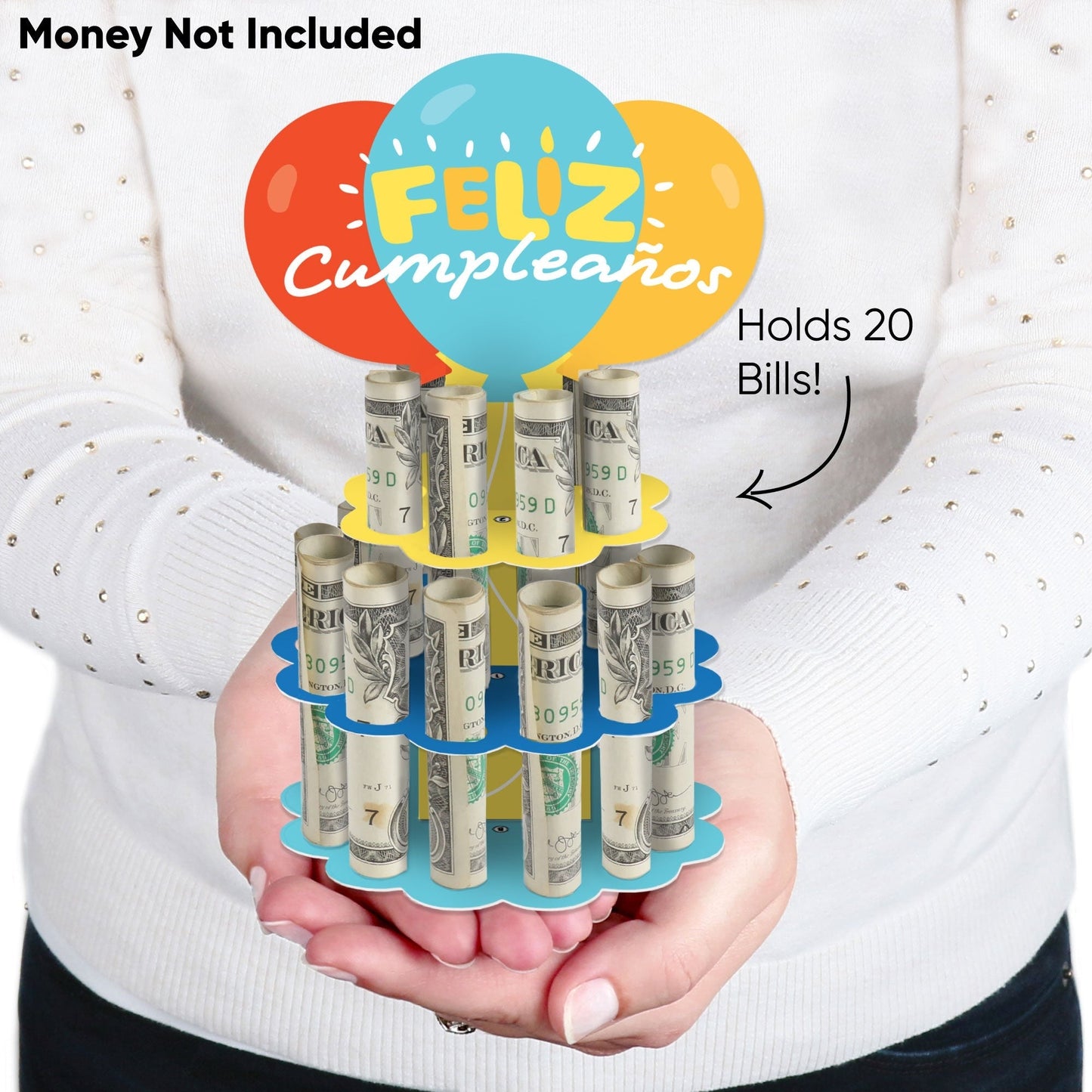 Feliz Cumpleanos Cash Cake Gift