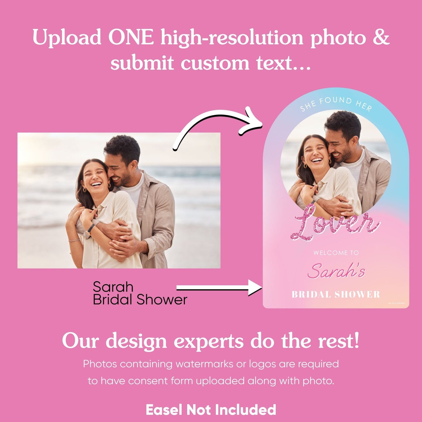 Custom Photo She Found Her Lover Welcome Sign