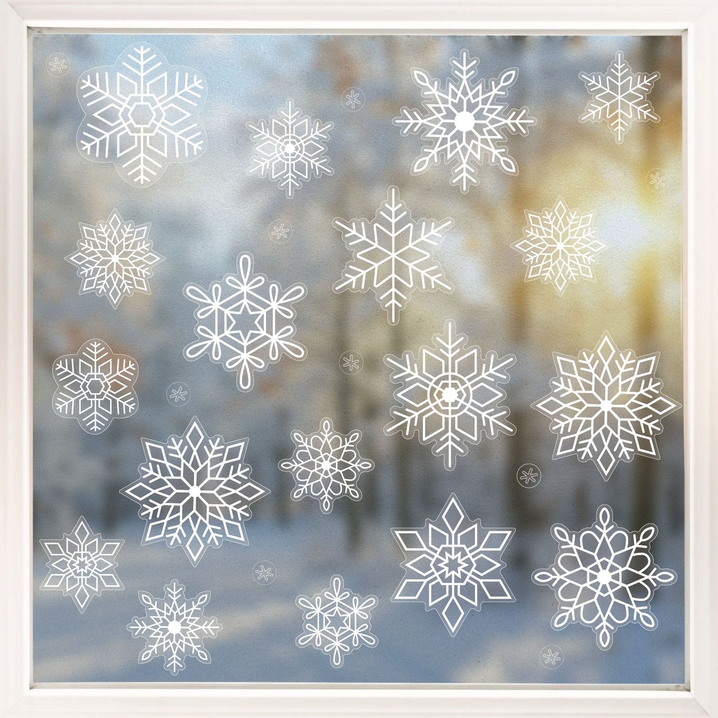 Snowflakes Window Clings