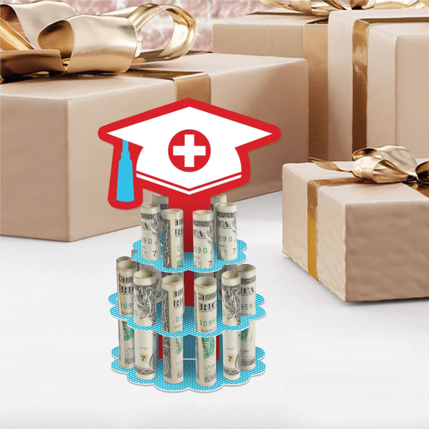 Nurse Graduation Cash Cake - 1 Ct