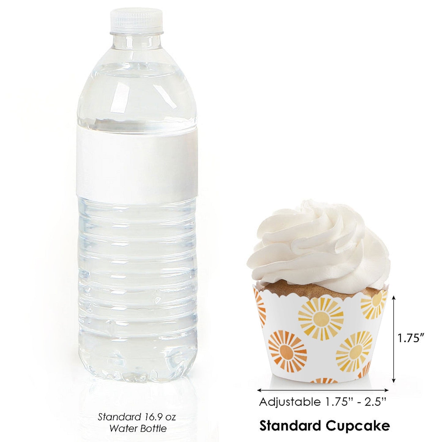 Here Comes The Son Cupcake Wrappers - 12 Ct