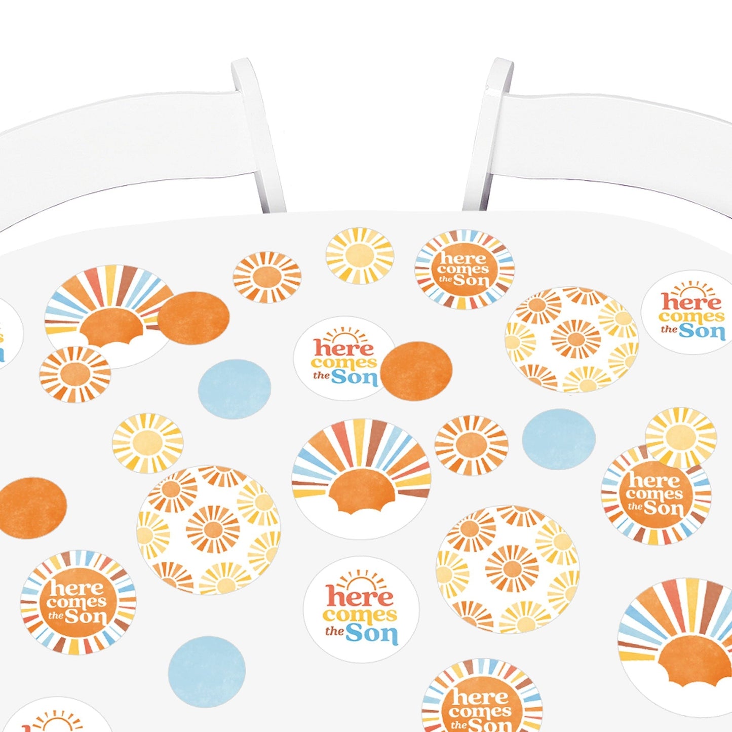 Here Comes The Son Large Confetti - 27 Ct