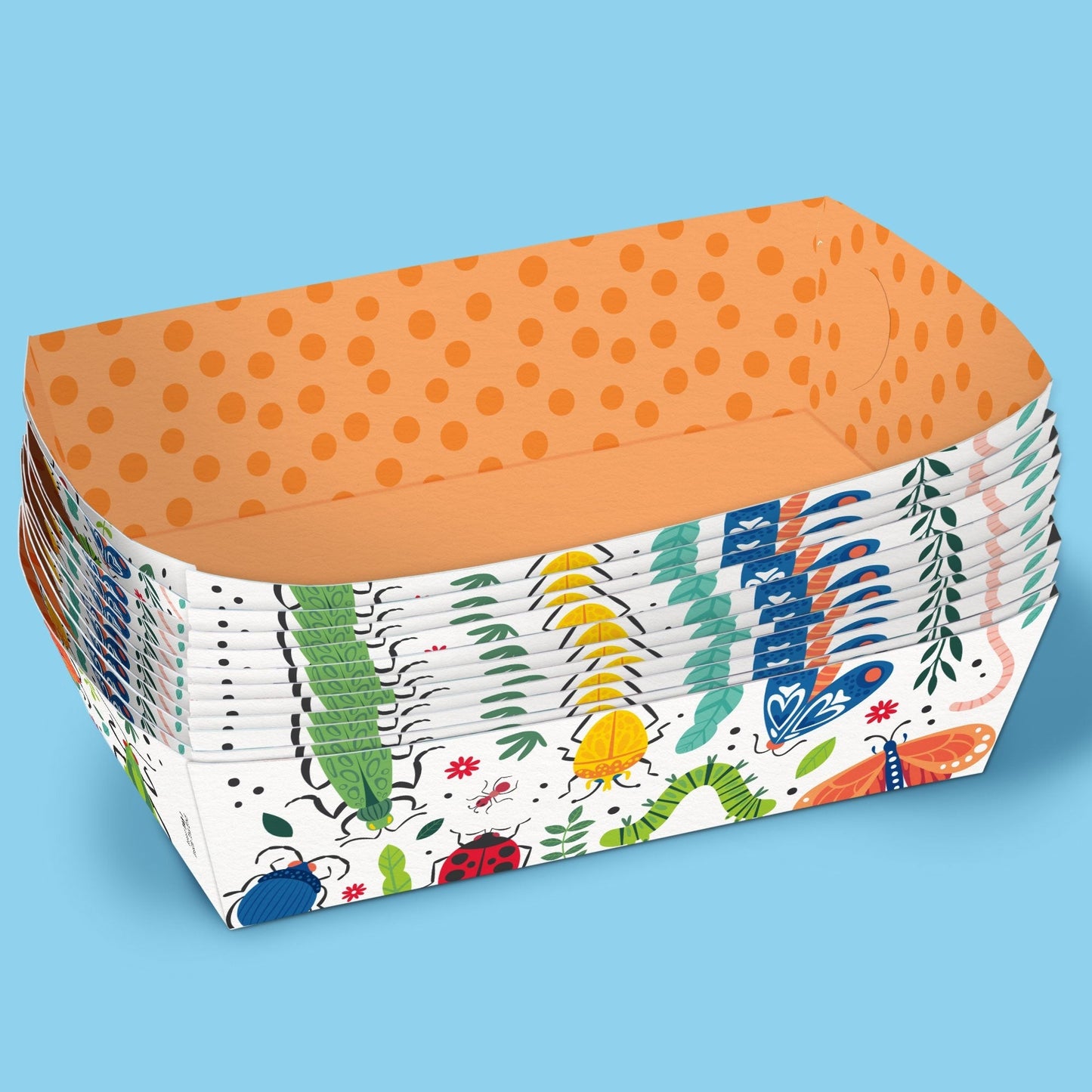 Buggin' Out Paper Food Trays