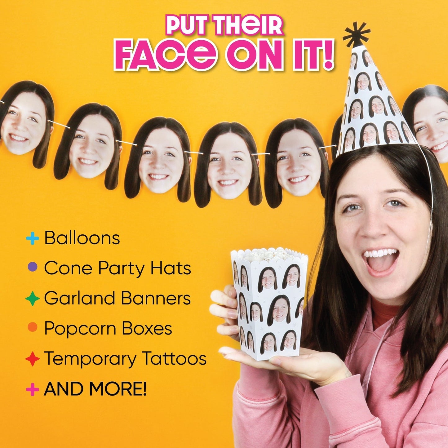 Custom Graduation Big Head Cutouts - Multiple Sizes - 1 Piece