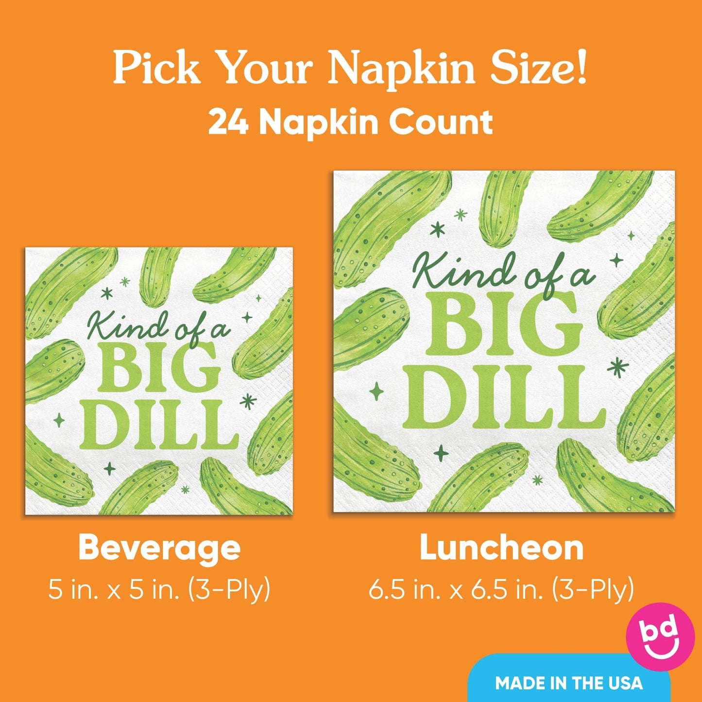 Napkins - Pickle - 24 Ct