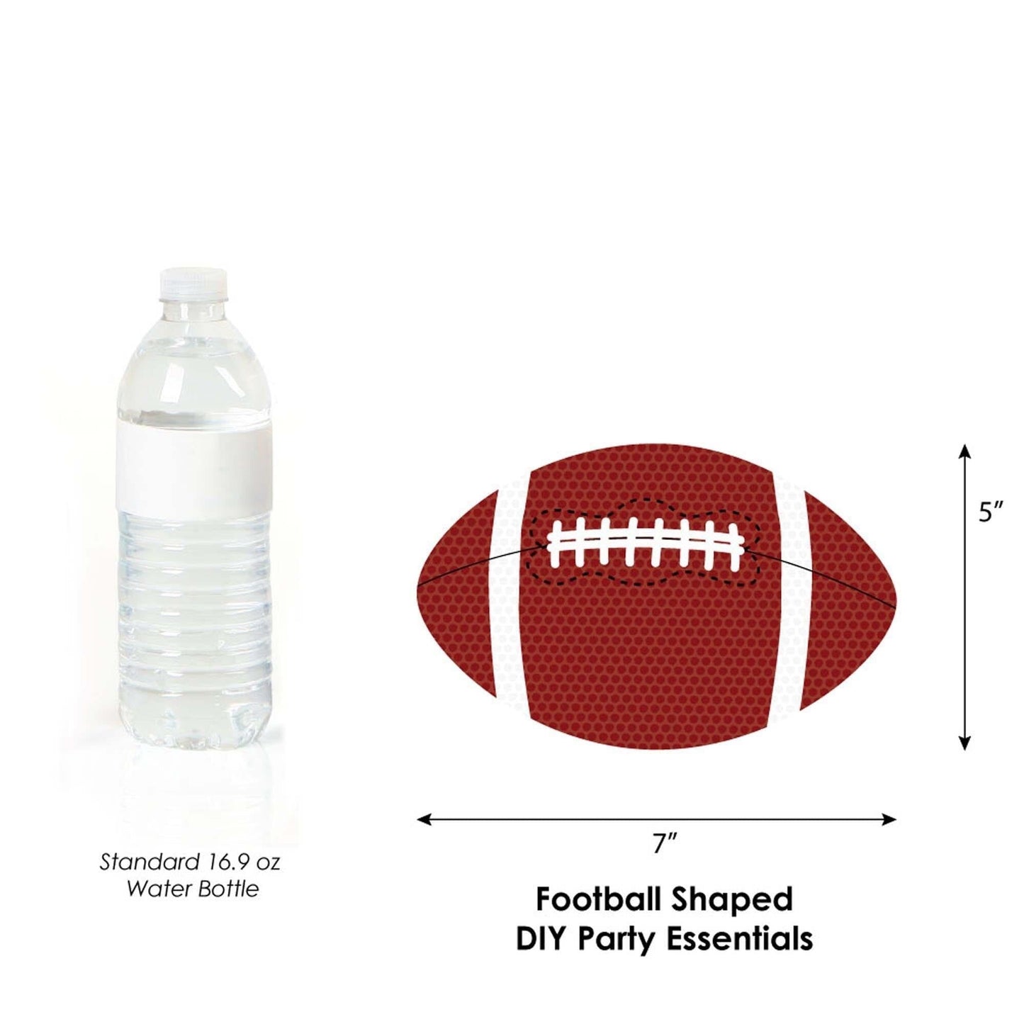 End Zone - Football - Football Decorations DIY Party Essentials - Set of 20