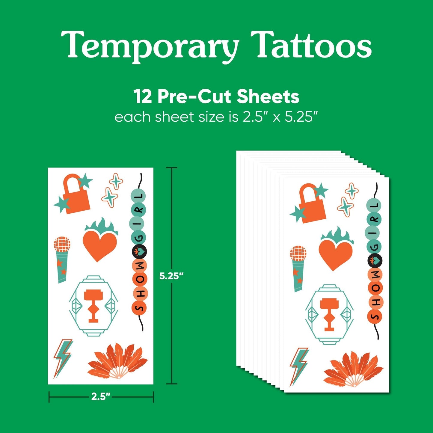 The Life of a Party Temporary Tattoos - 96 Ct