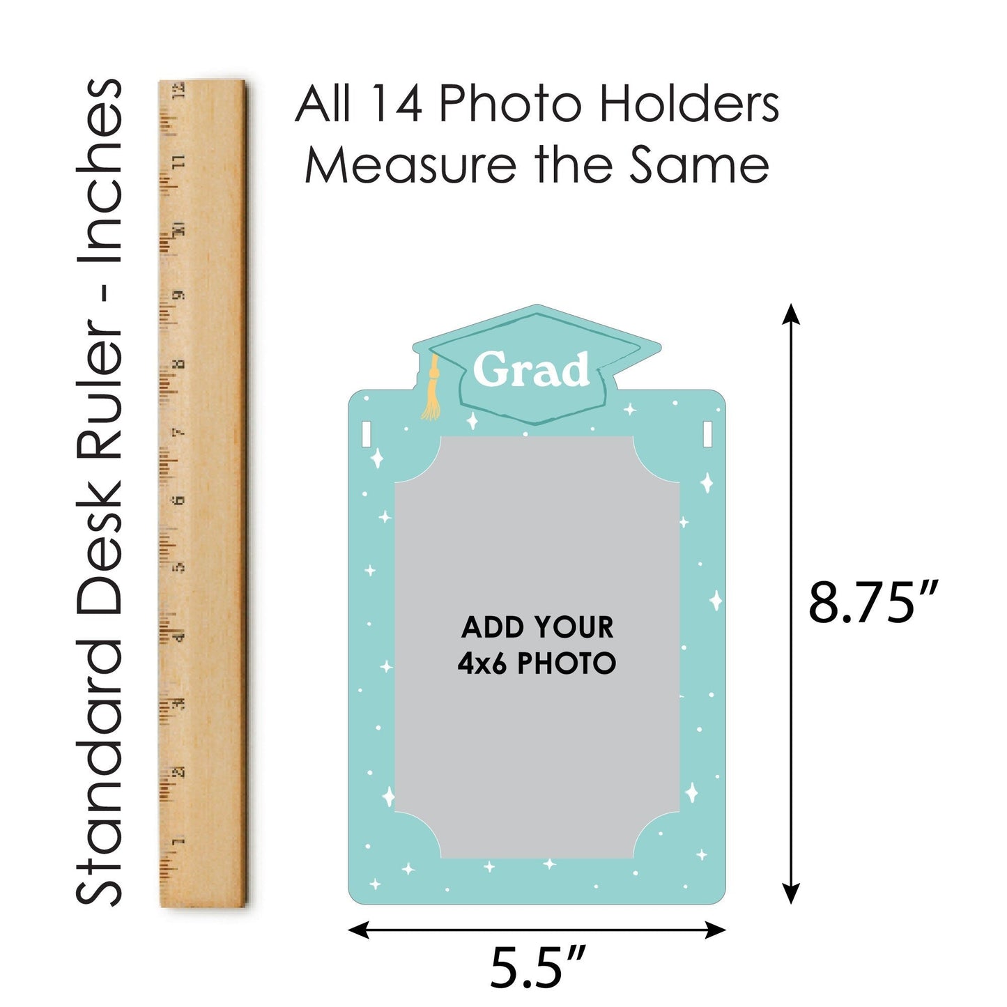 Pastel Grad K-12 School Picture Display - Photo Banner