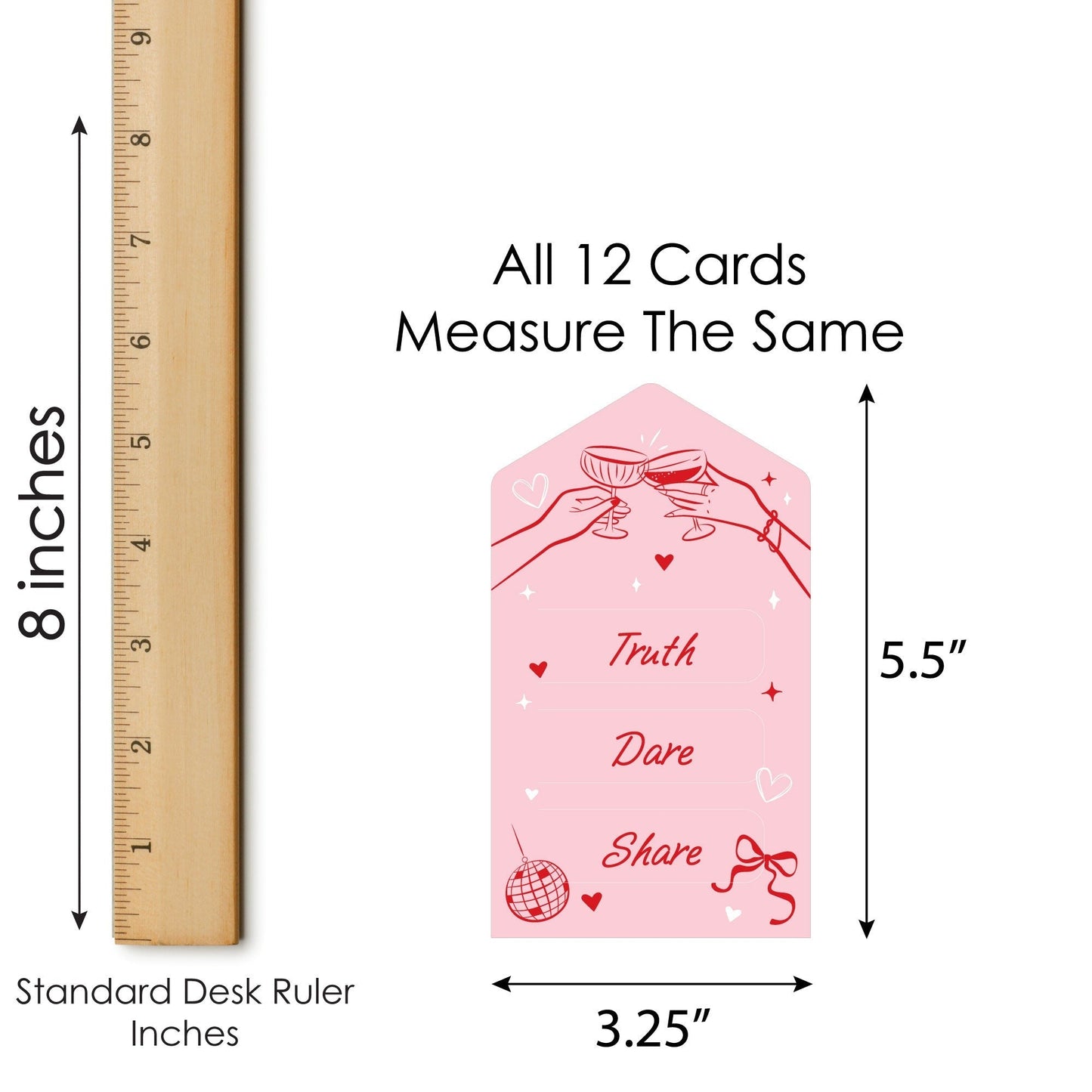 Drinks with the Girls Truth, Dare, Share Pull Tabs - 12 Ct