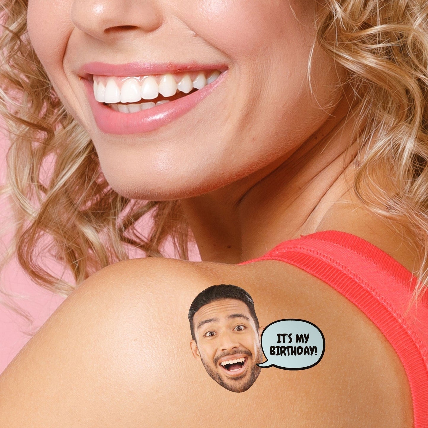 Custom Speech Bubble Temporary Tattoos - 12 Ct