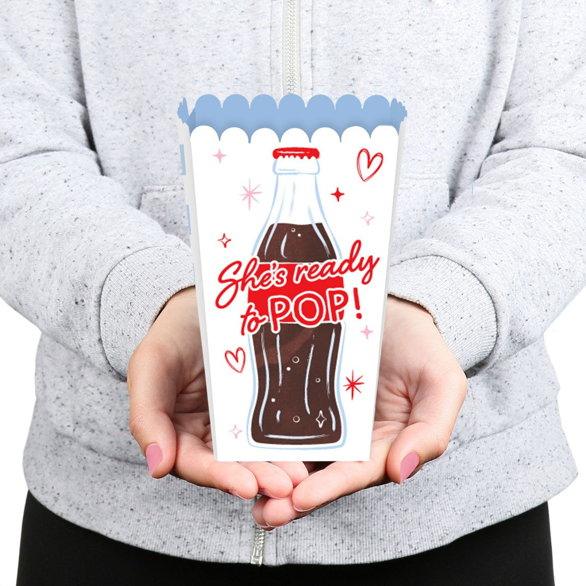 She's Ready to Pop Popcorn Boxes - 12 Ct