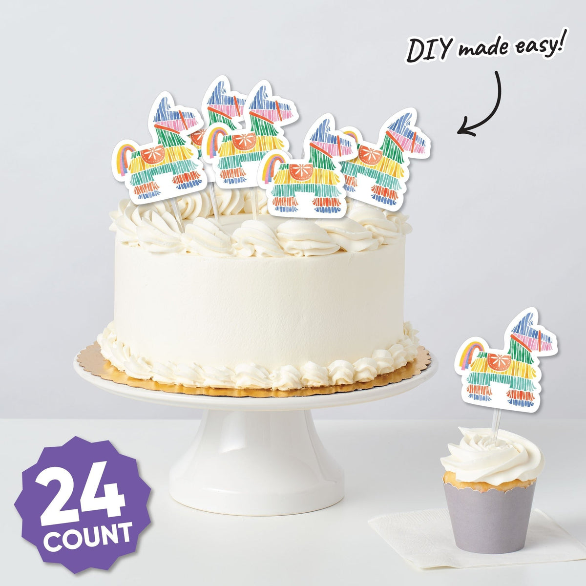 Fiesta DIY Paper Cut-Outs - 24 Ct