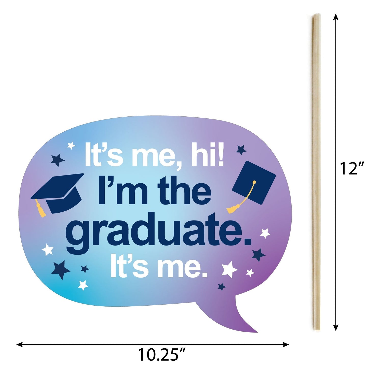 In My Grad Era Funny Photo Props - 10 Ct