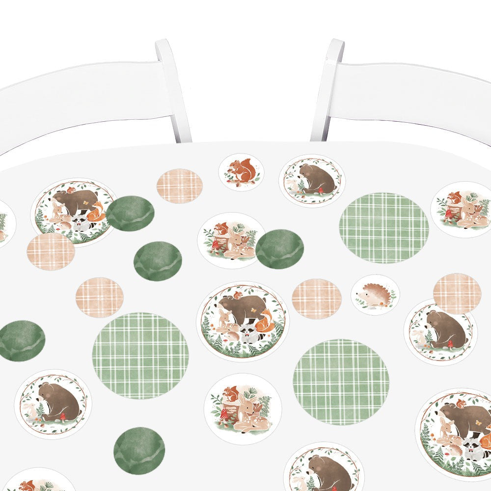 Woodland Animals Large Confetti - 27 Ct