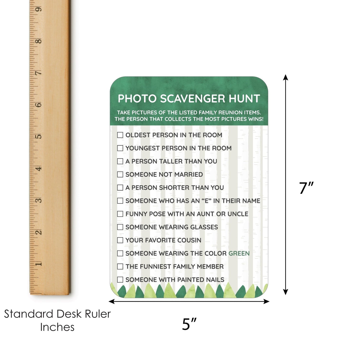 Family Tree Reunion - 2-in-1 Family Gathering Party Cards - Activity Duo Games - Set of 20