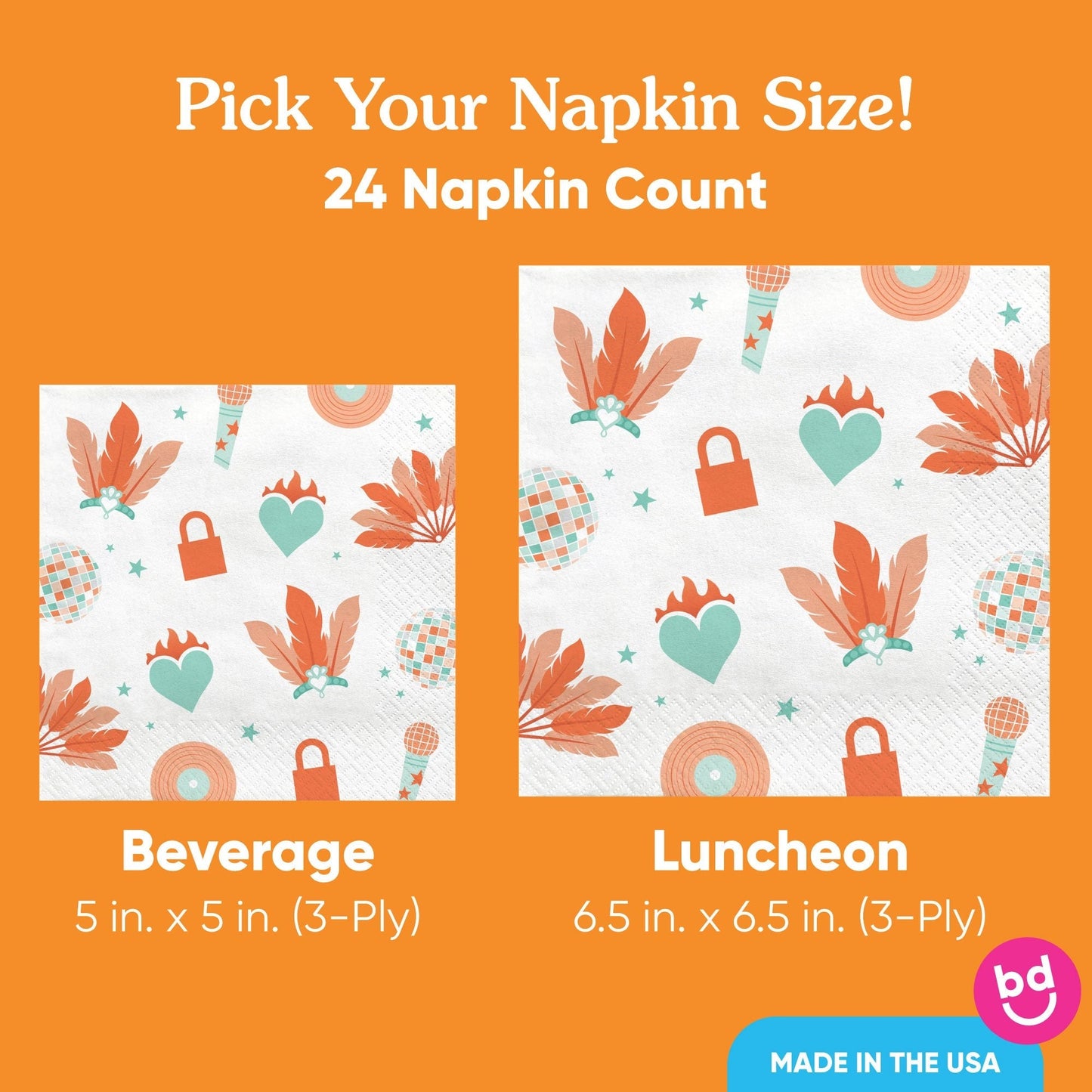 Napkins - The Life of a Party - 24 Ct