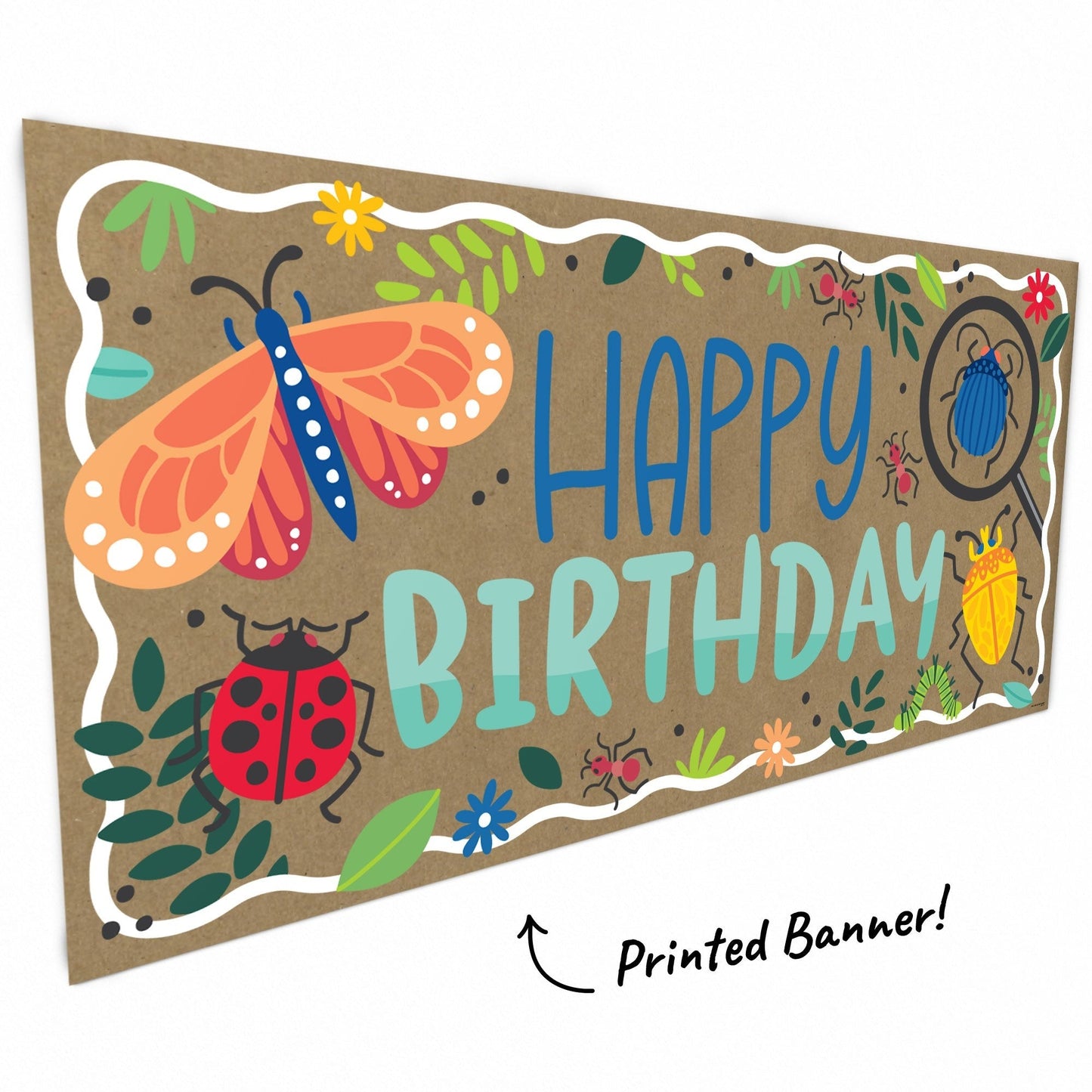 Buggin' Out Birthday Kraft Banner