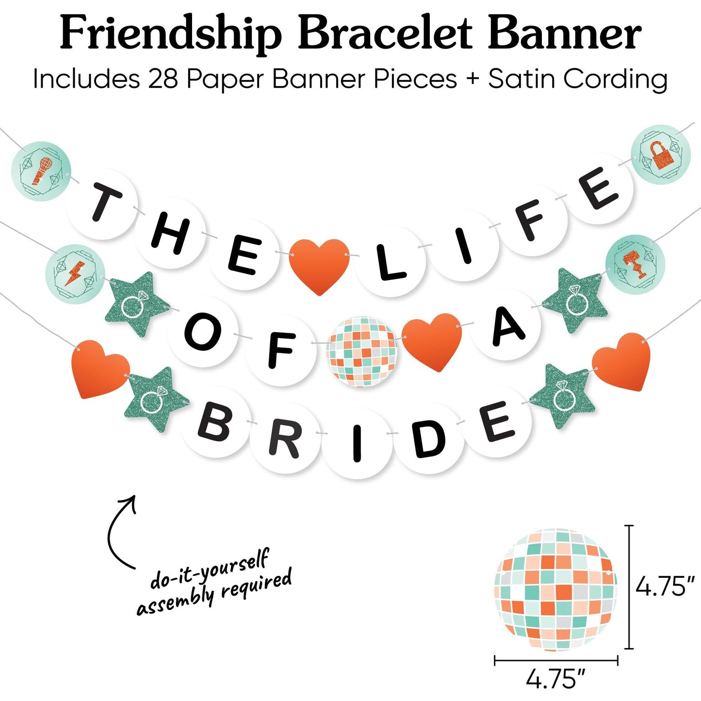 The Life of a Bride Friendship Bracelet Banner