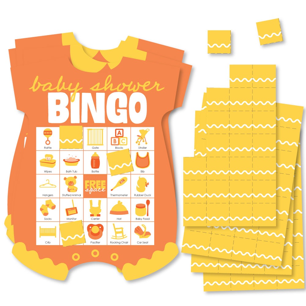 Wavy Baby Shower Bingo Game - 18 Ct