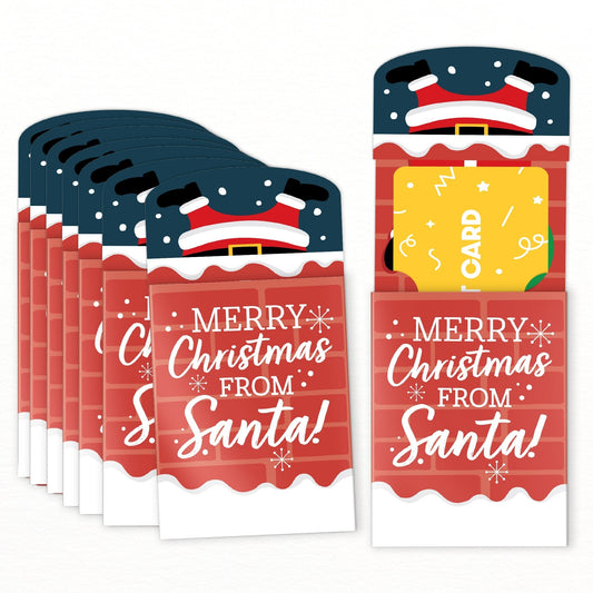 Merry Christmas from Santa Nifty Gifty Card Holders - 8 Ct