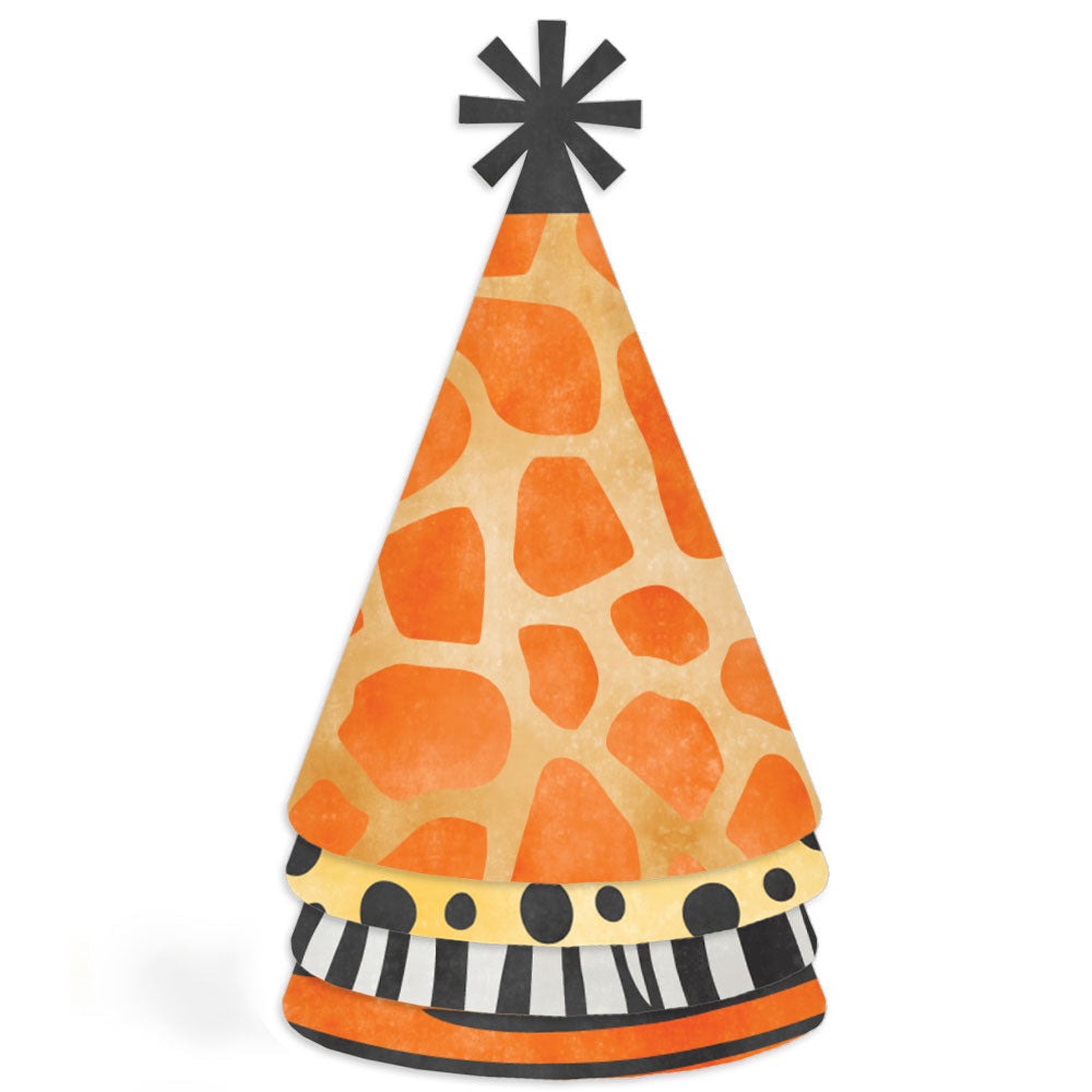 Safari Animal Prints Cone Party - Set of 8 (Standard Size)