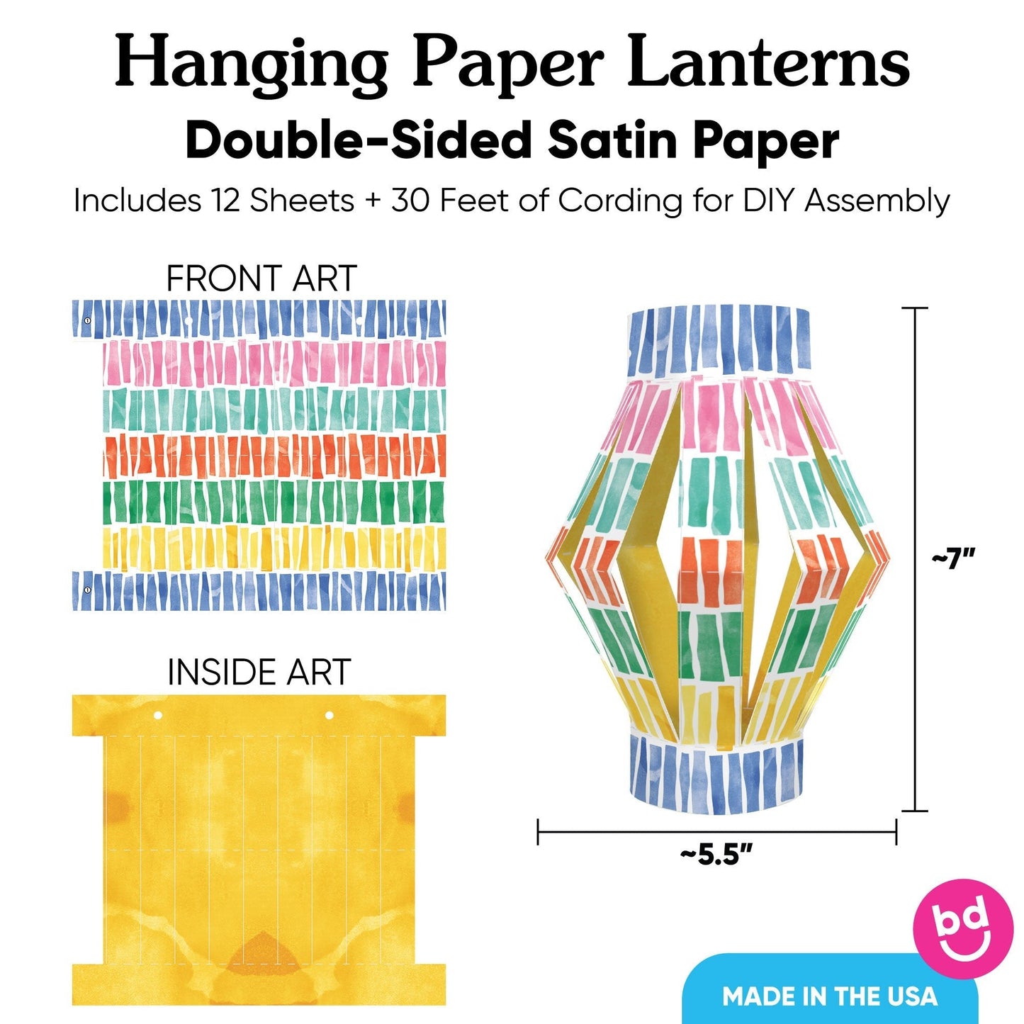 Fiesta Hanging Paper Lanterns