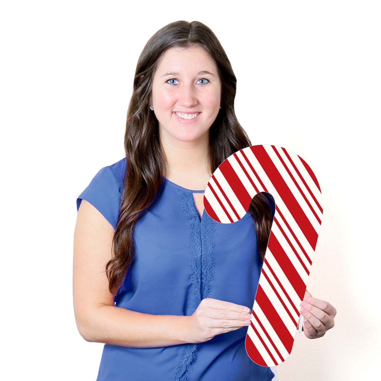 Candy Cane Lawn Decorations - Outdoor Holiday and Christmas Yard Decorations - 10 Piece