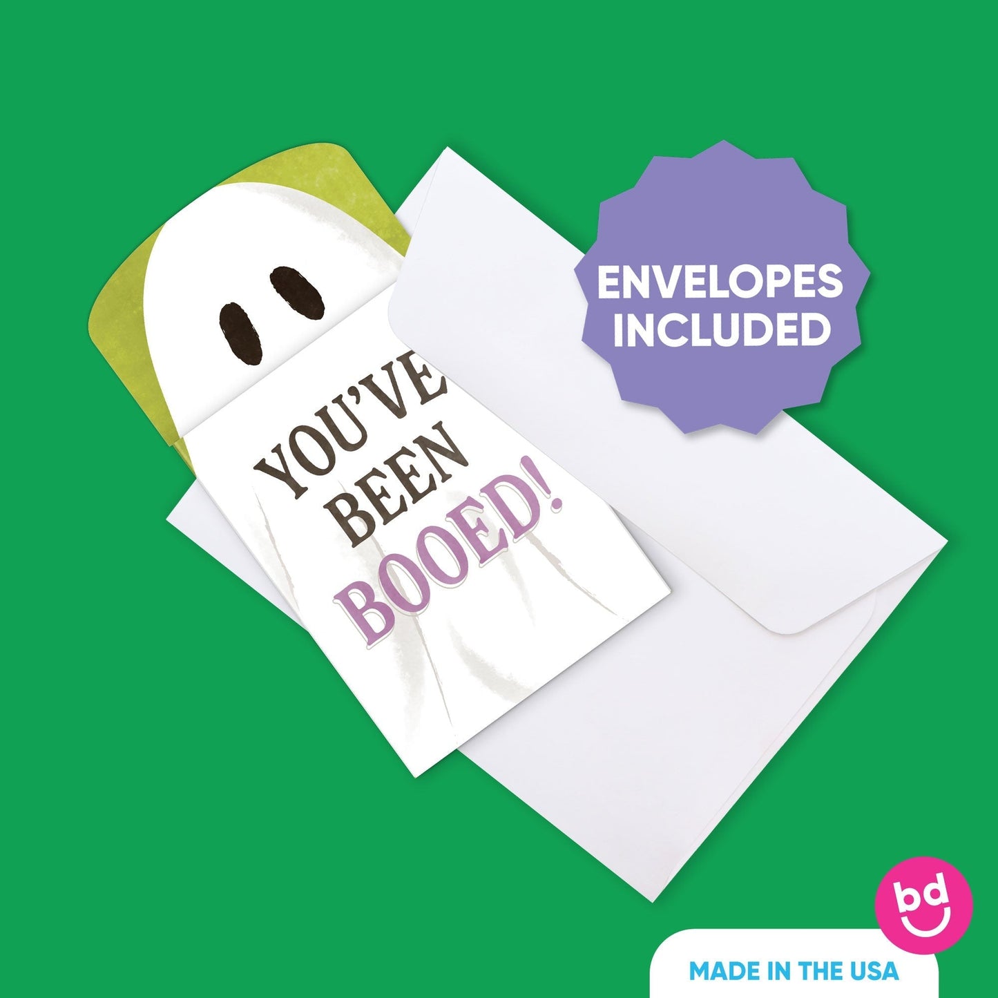 Ghostly You've Been Booed Nifty Gifty Card Holders - 8 Ct