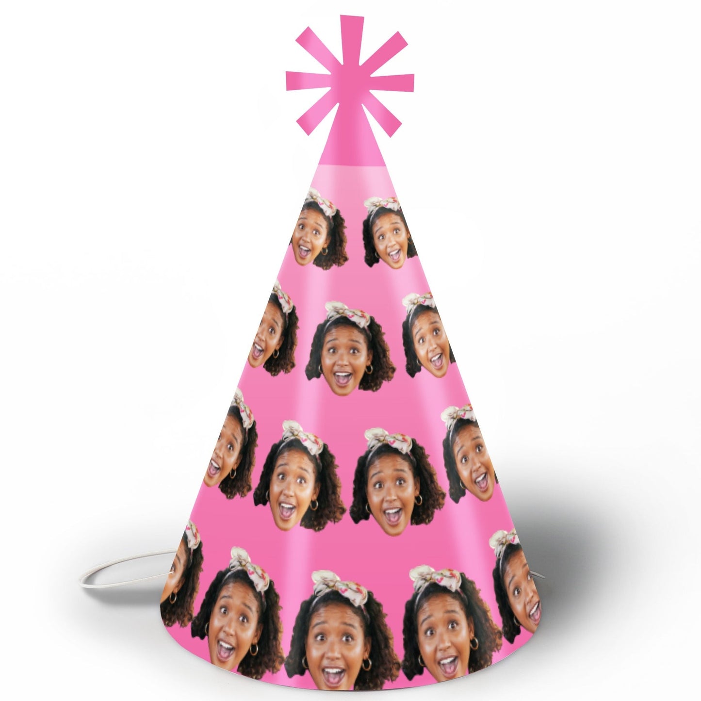 Custom Fun Face Cone Hat - 8 Ct