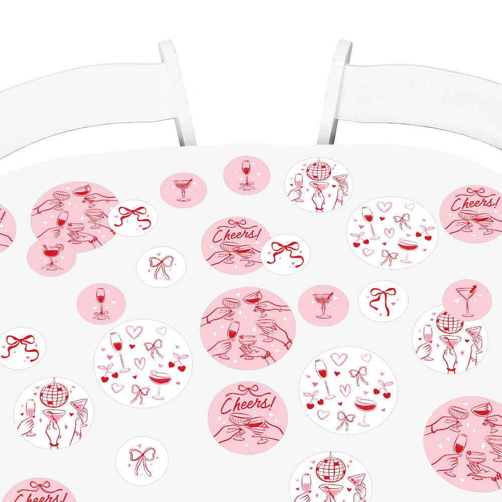 Drinks with the Girls Large Confetti - 27 Ct