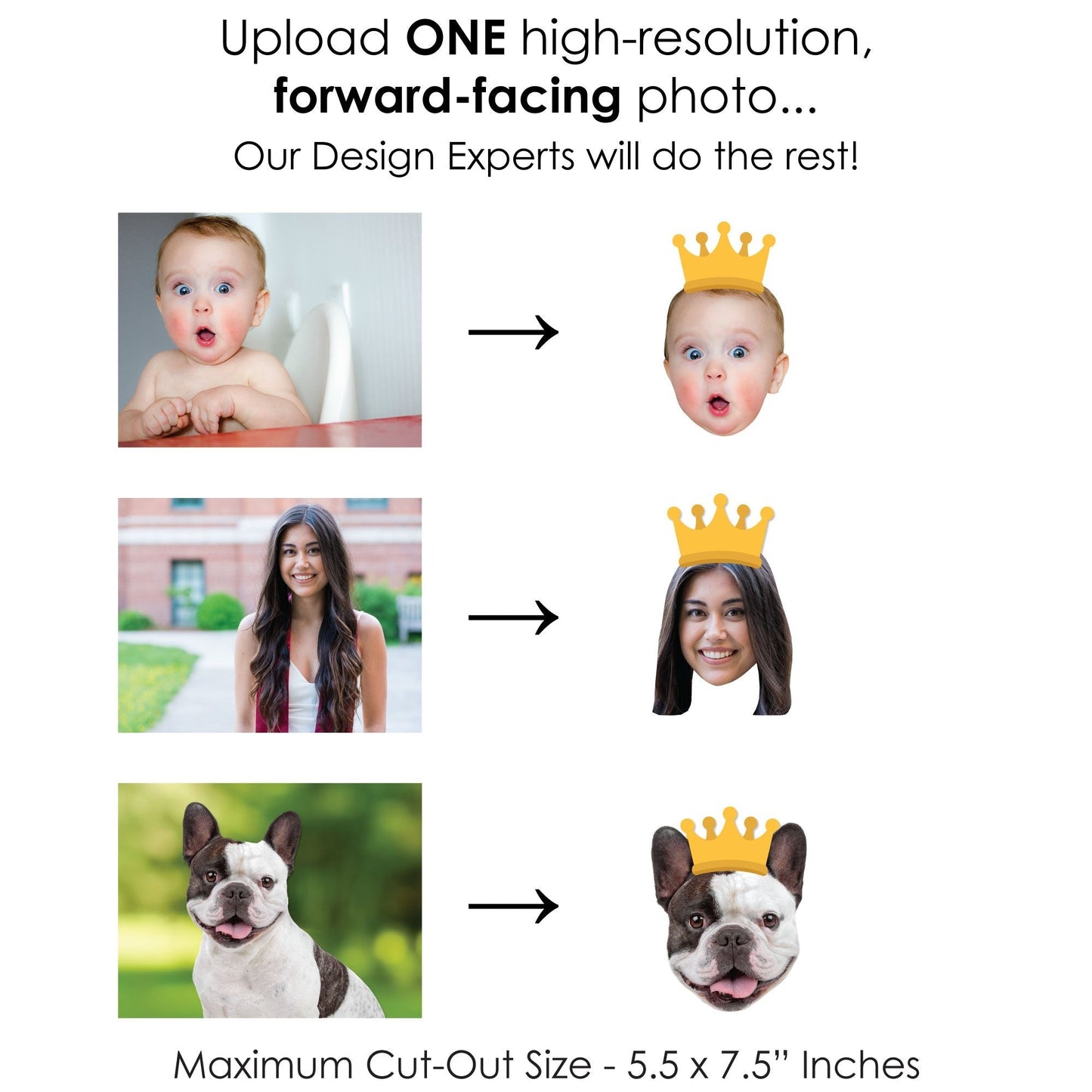 Custom Fun Face Crown Essentials - 20 Ct