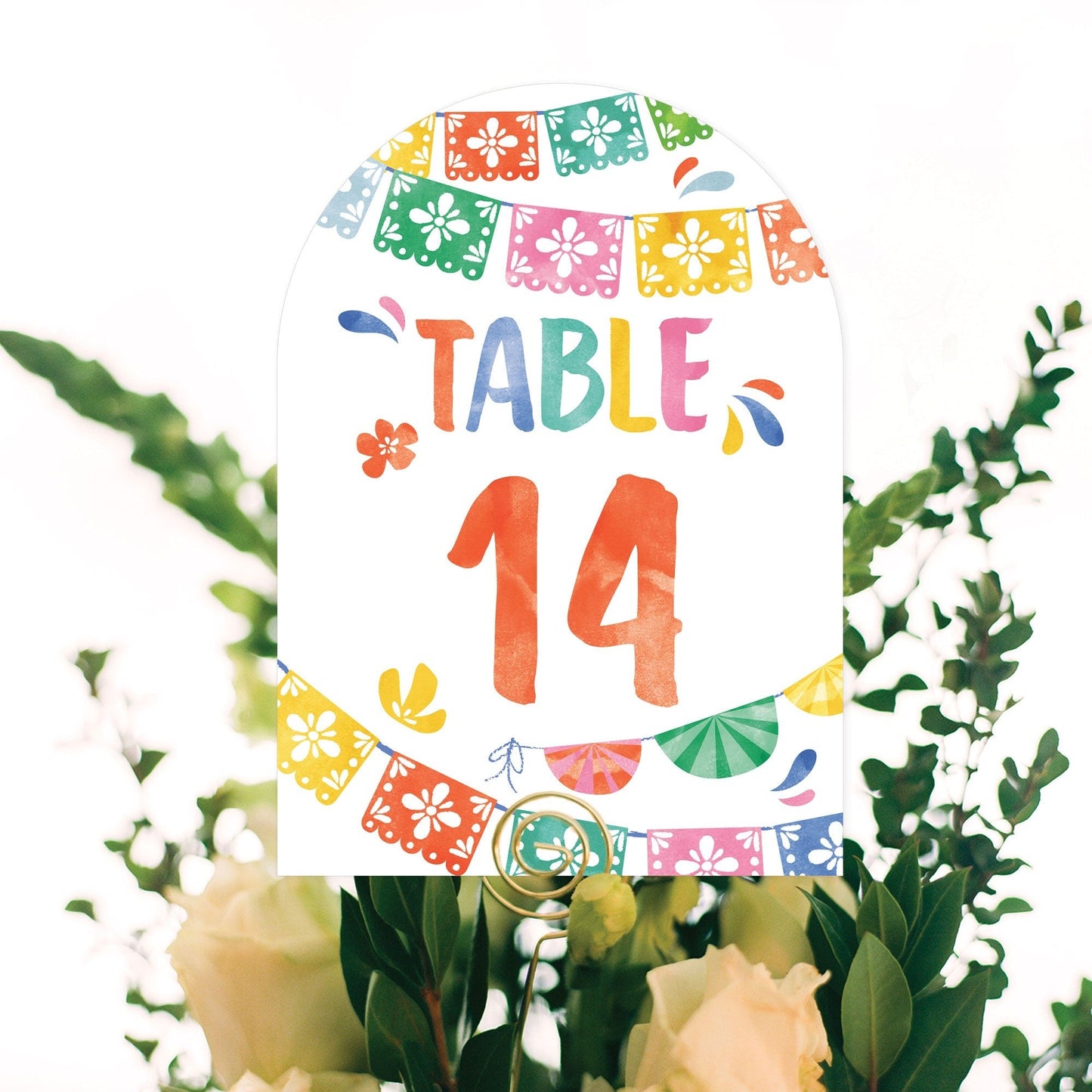 Fiesta Table Numbers - 20 Ct