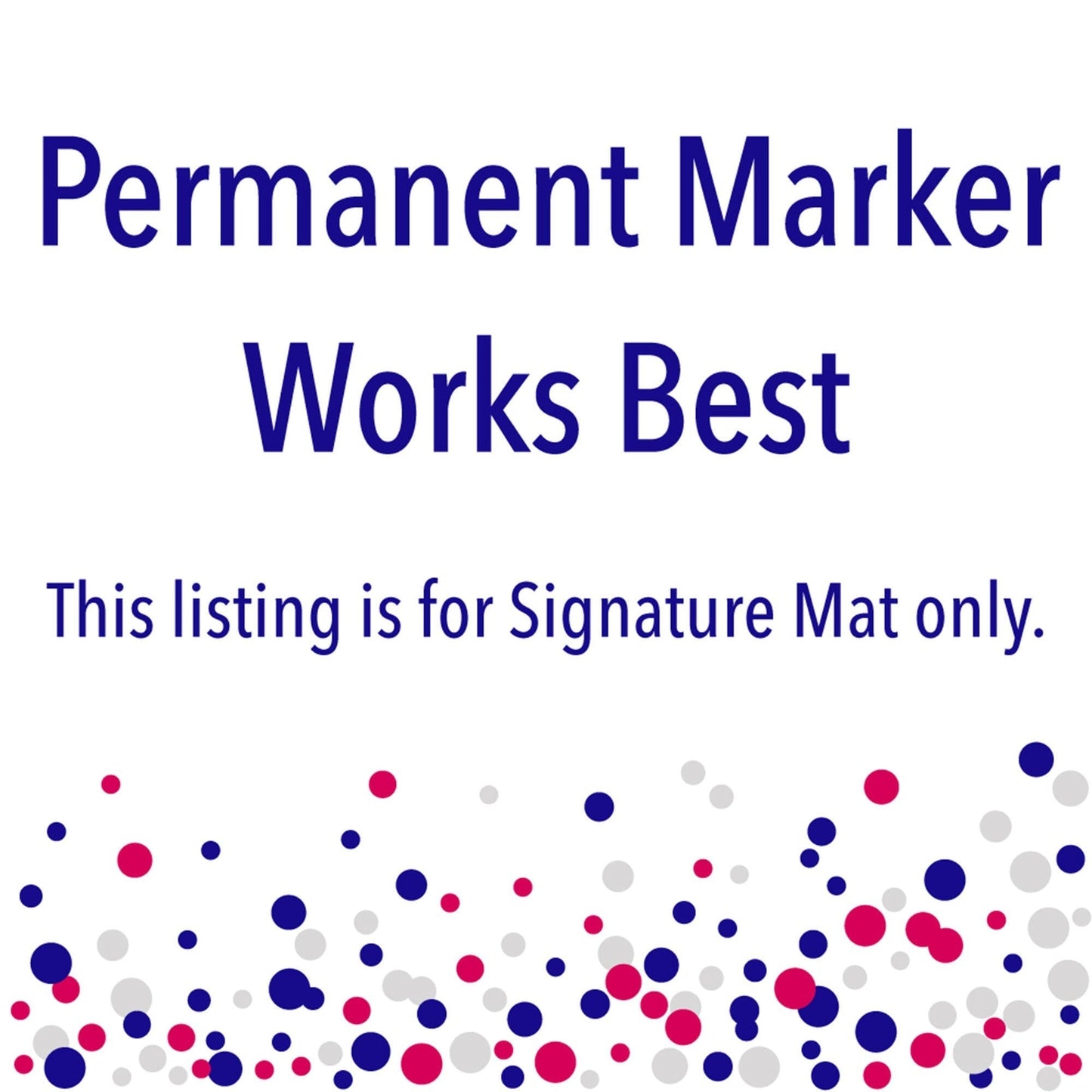 Blue Grad - Best is Yet to Come - Grad Cap Guest Book Sign - Royal Blue Graduation Party Guestbook Alternative - Signature Mat