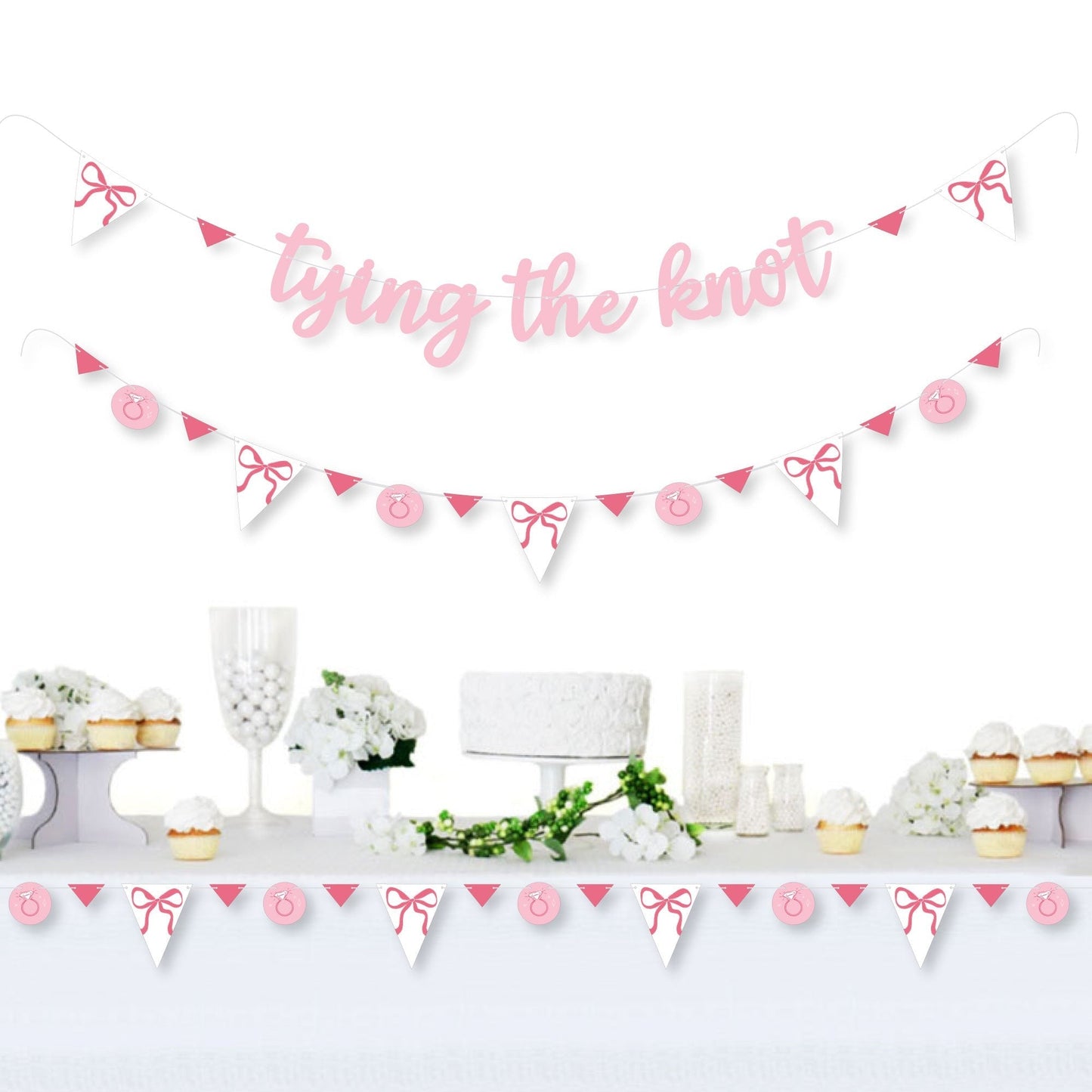 Tying the Knot Letter Banner