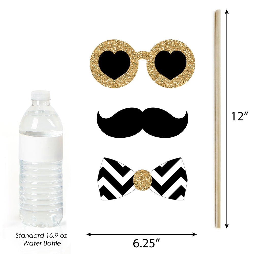 We Still Do - 50th Wedding Anniversary - Anniversary Party Photo Booth Props Kit - 20 Count
