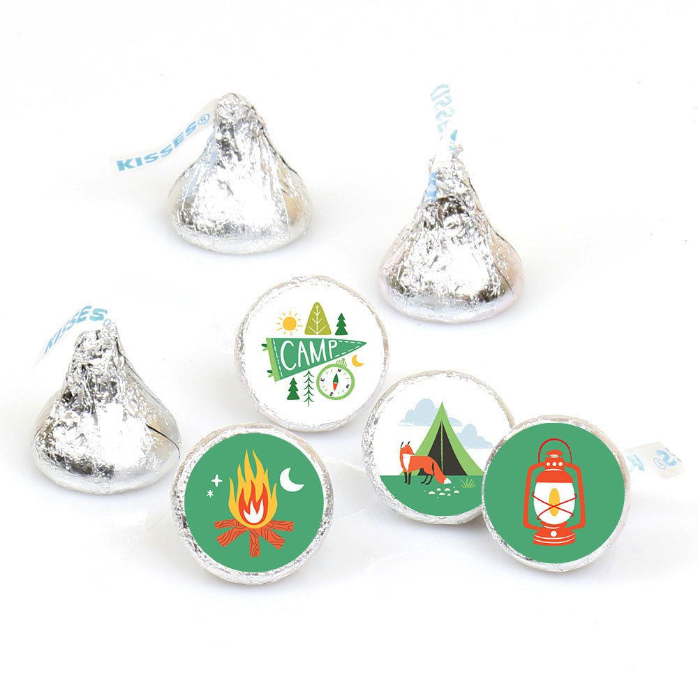 Camping Candy Stickers - 1 Sheet of 108