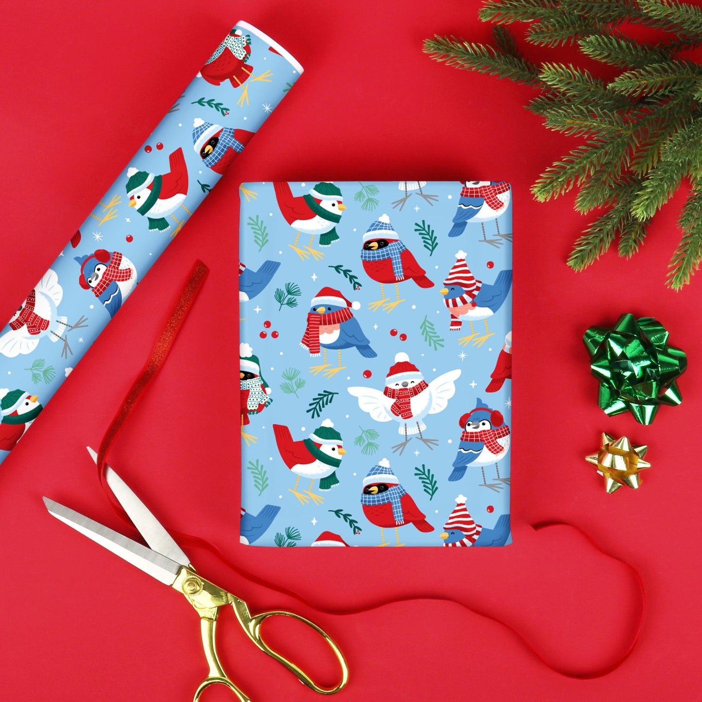 Winter Birds - Wrapping Paper