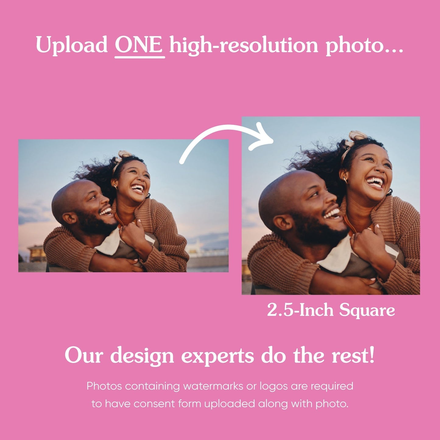 Custom Photo Cut-Out Stickers - 24 Ct