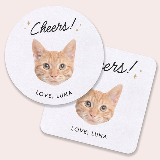 Custom Face Coasters - Cheers Pet