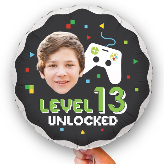 Custom Face Balloon - Game Zone - Double Sided - 1 Ct