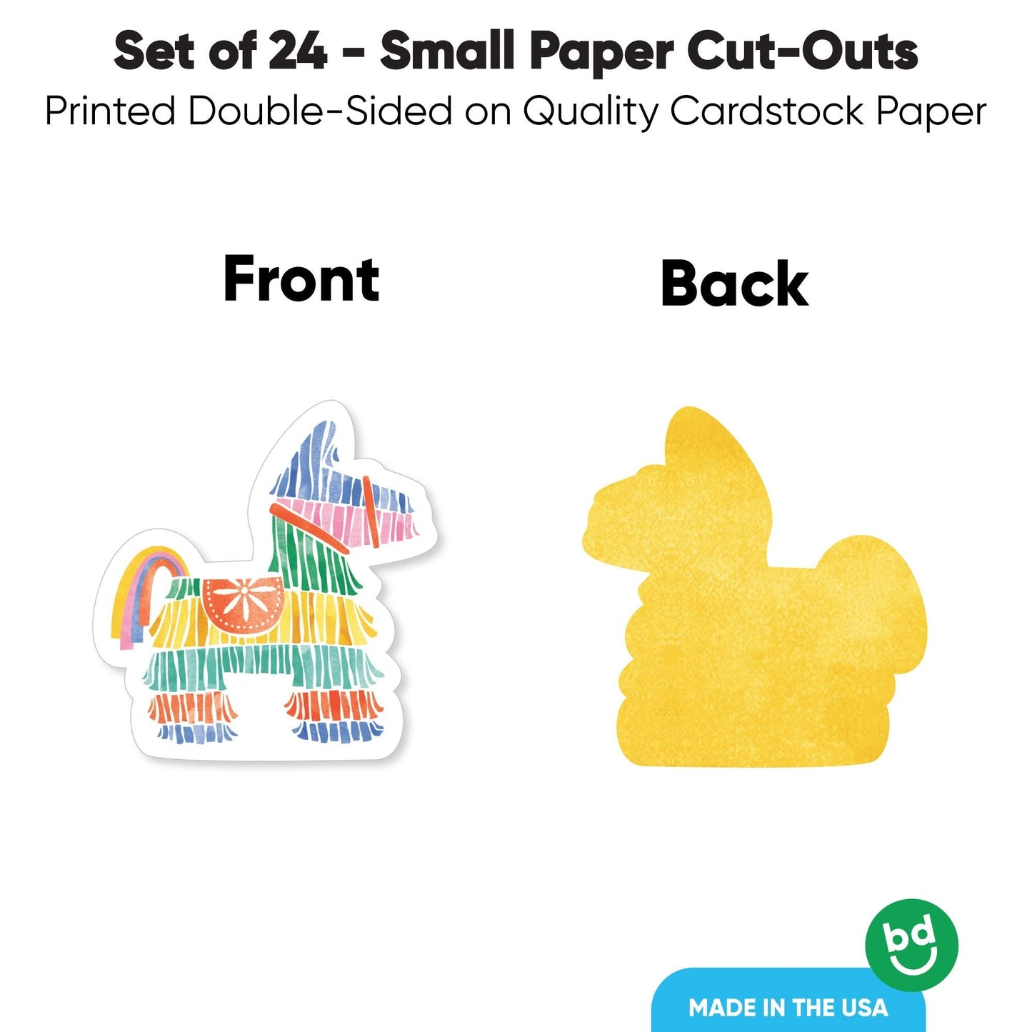 Fiesta DIY Paper Cut-Outs - 24 Ct